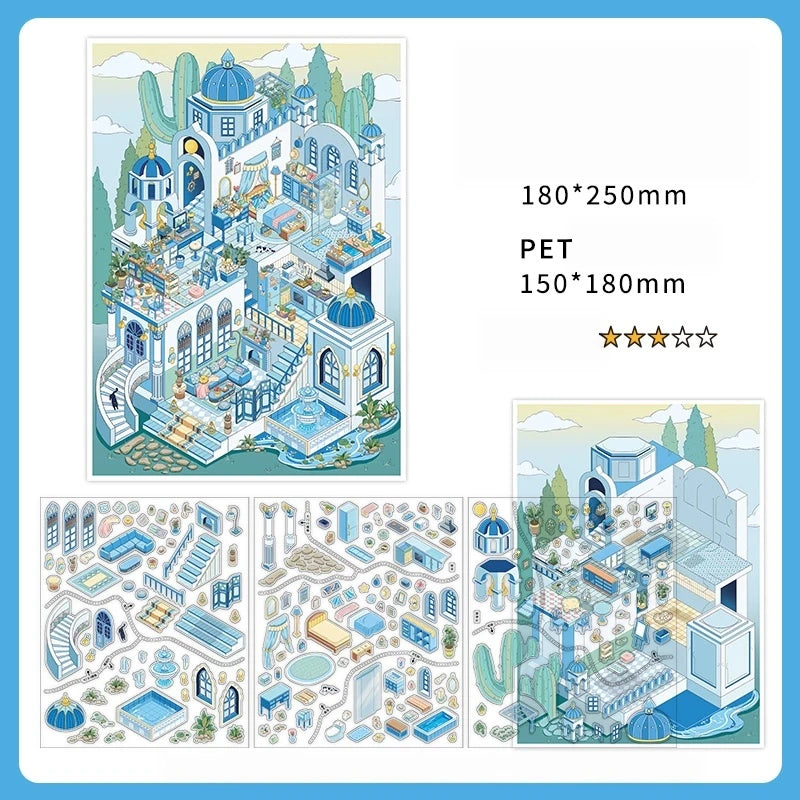 Infeel.Me 2.5D Deco Scene Sticker My Little House Series #17, image 4