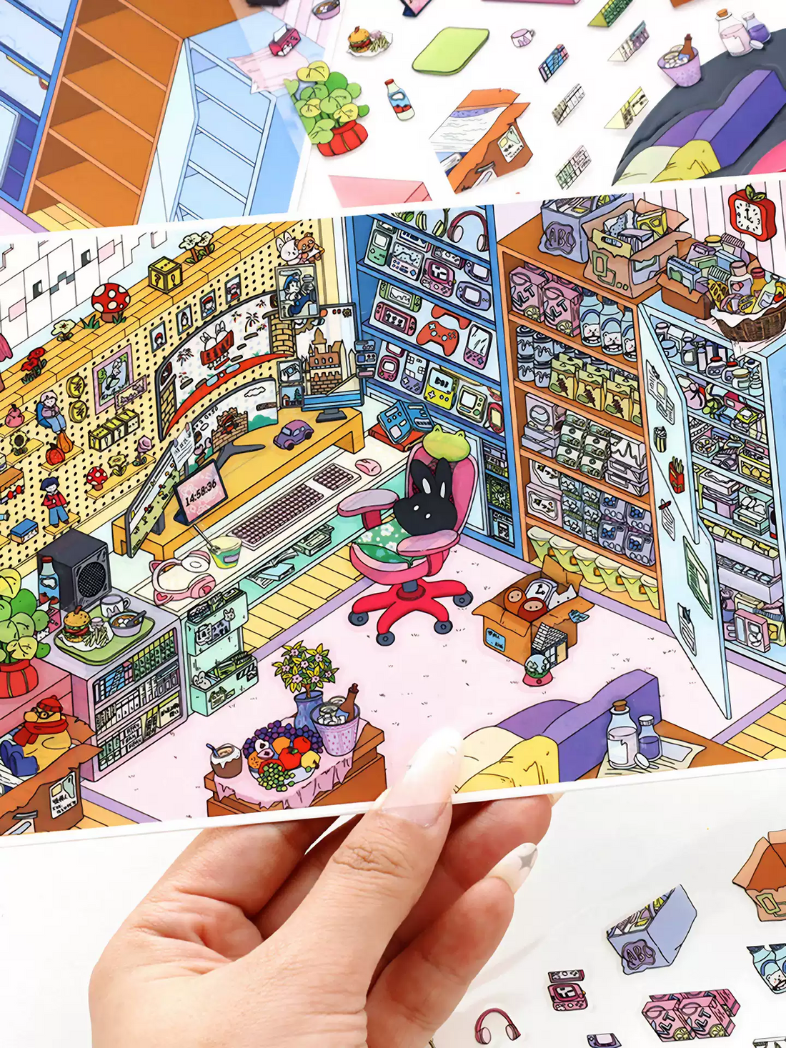 Infeel.Me 2.5D Deco Scene Sticker My Little House Series #18, image 8