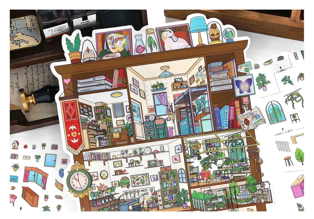 Infeel.Me 2.5D Deco Scene Sticker My Little House Series #26, image 8