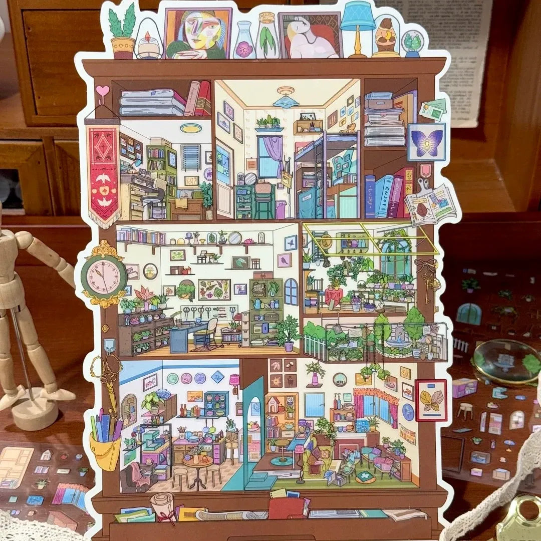 Infeel.Me 2.5D Deco Scene Sticker My Little House Series #26, image 14