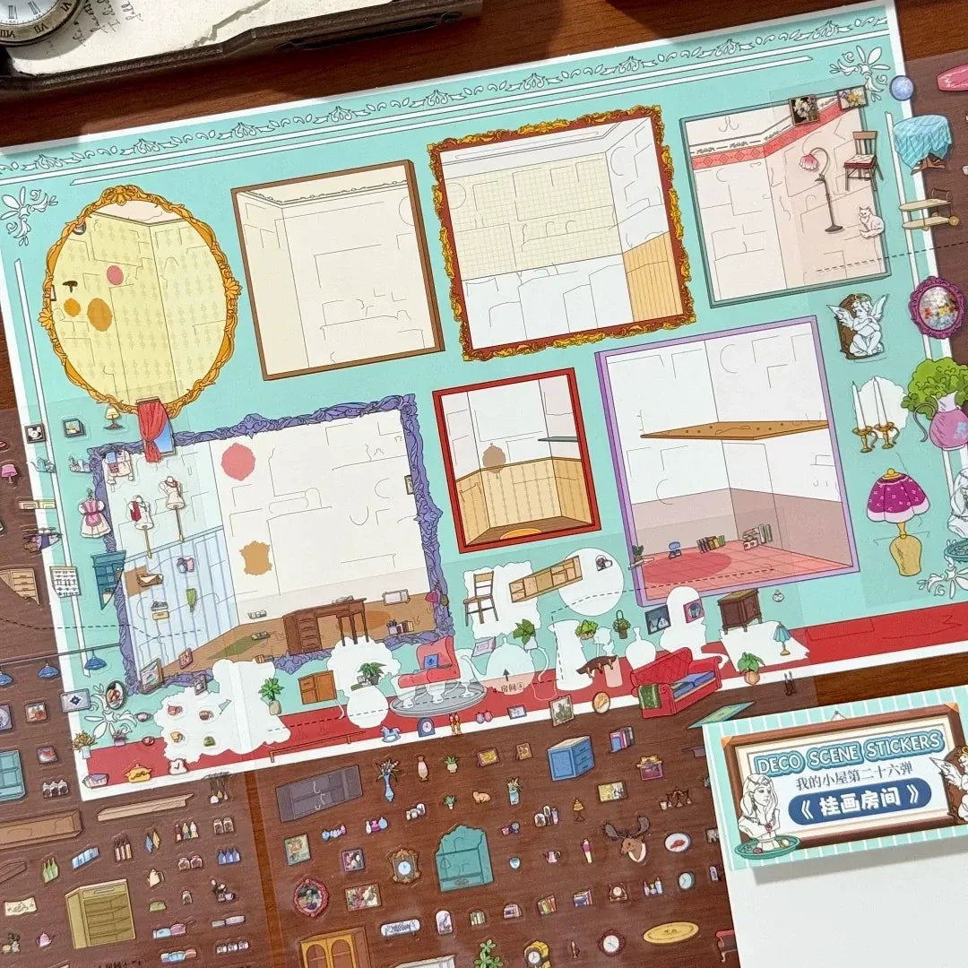 Infeel.Me 2.5D Deco Scene Sticker My Little House Series #26, image 17