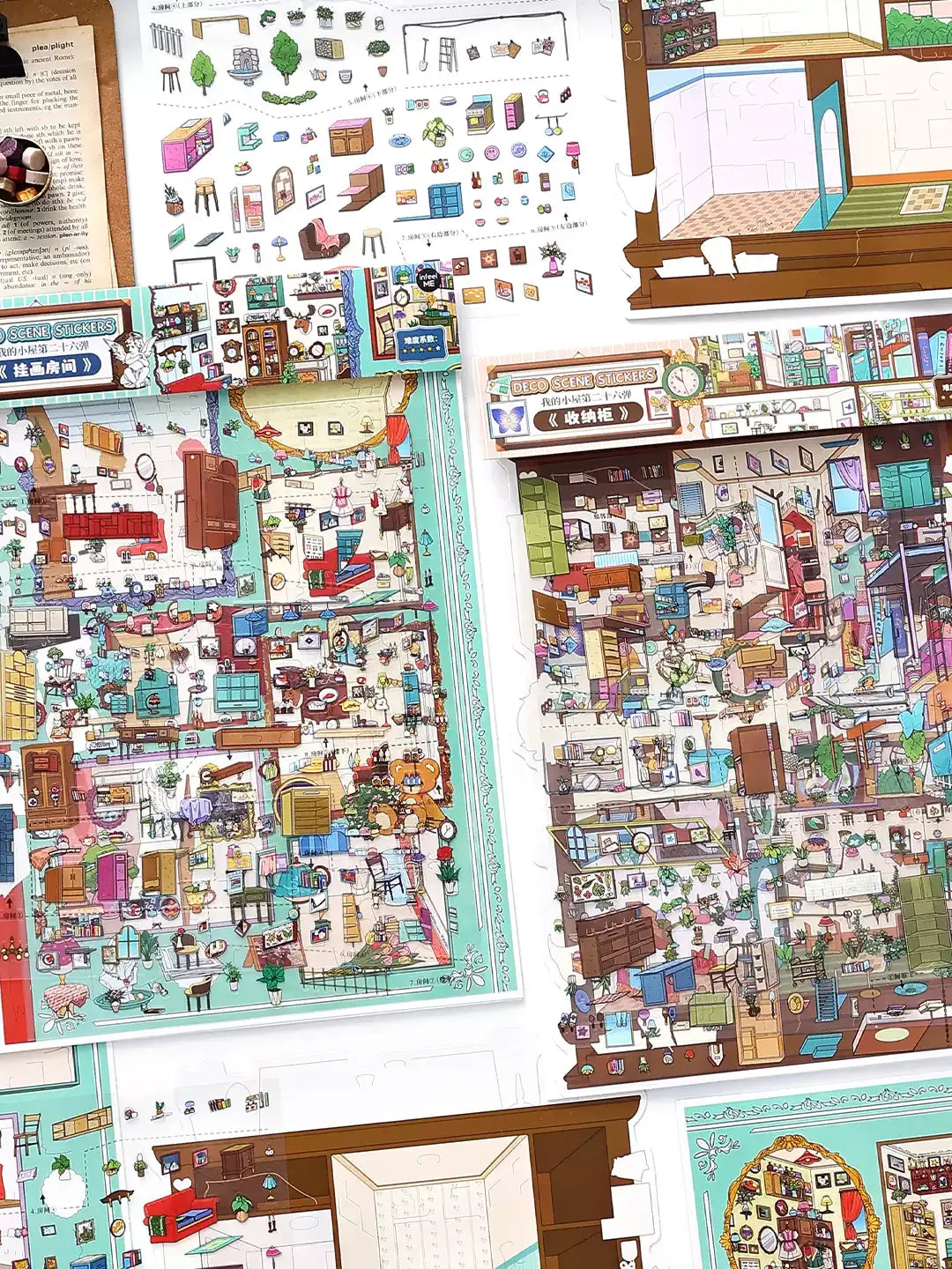 Infeel.Me 2.5D Deco Scene Sticker My Little House Series #26, image 12
