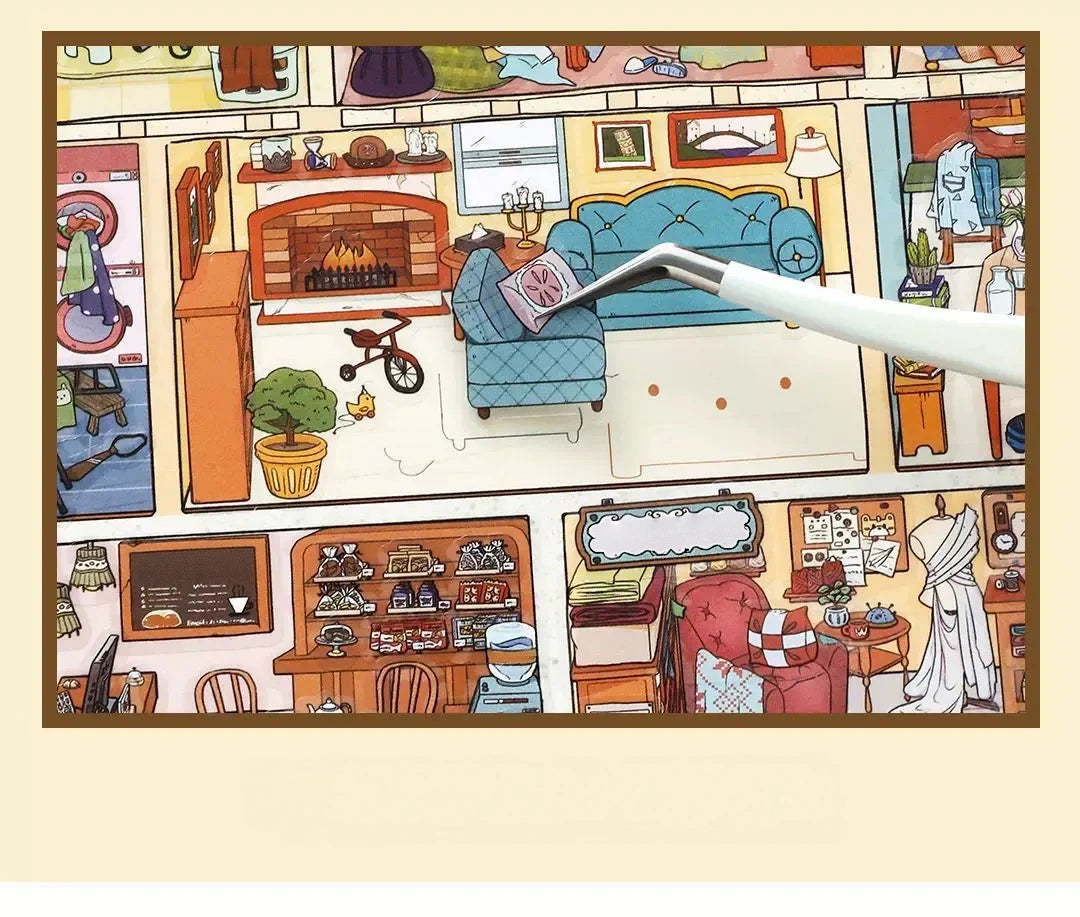 Infeel.Me 2.5D Deco Scene Sticker My Little House Series #28, image 7
