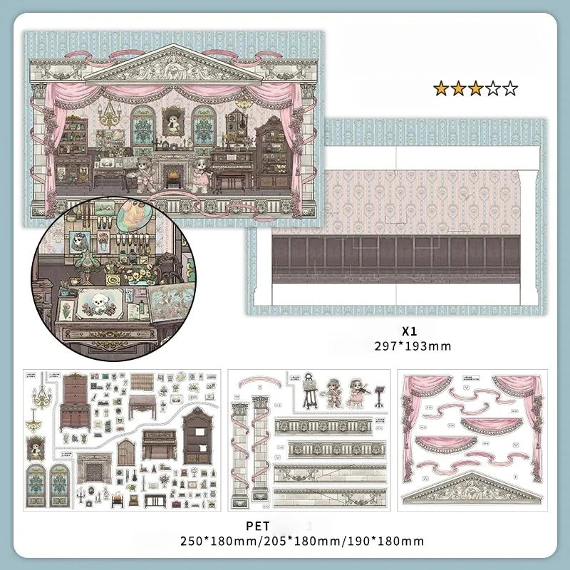 Infeel.Me 2.5D Deco Scene Sticker My Little House Series #34, image 10