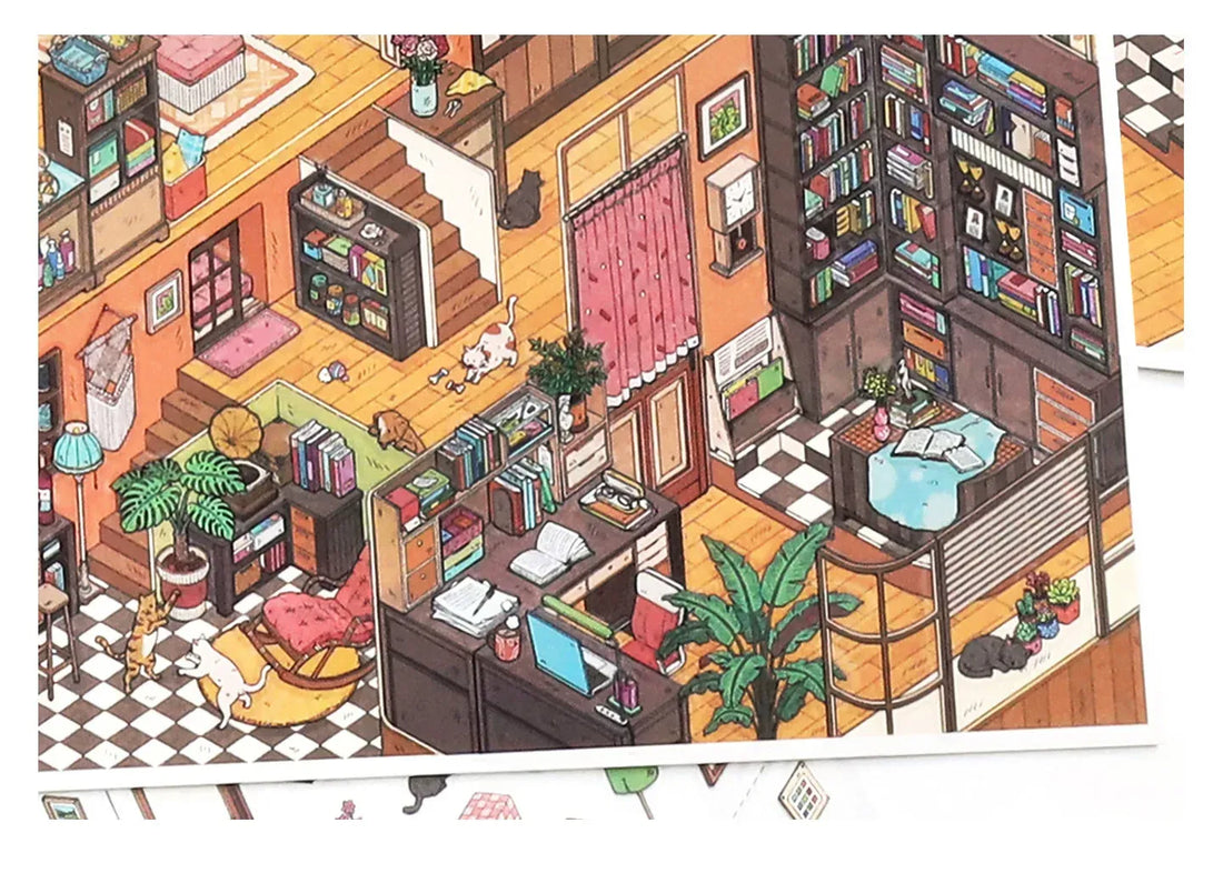 Infeel.Me 2.5D Deco Scene Sticker My Little House Series #38, image 12