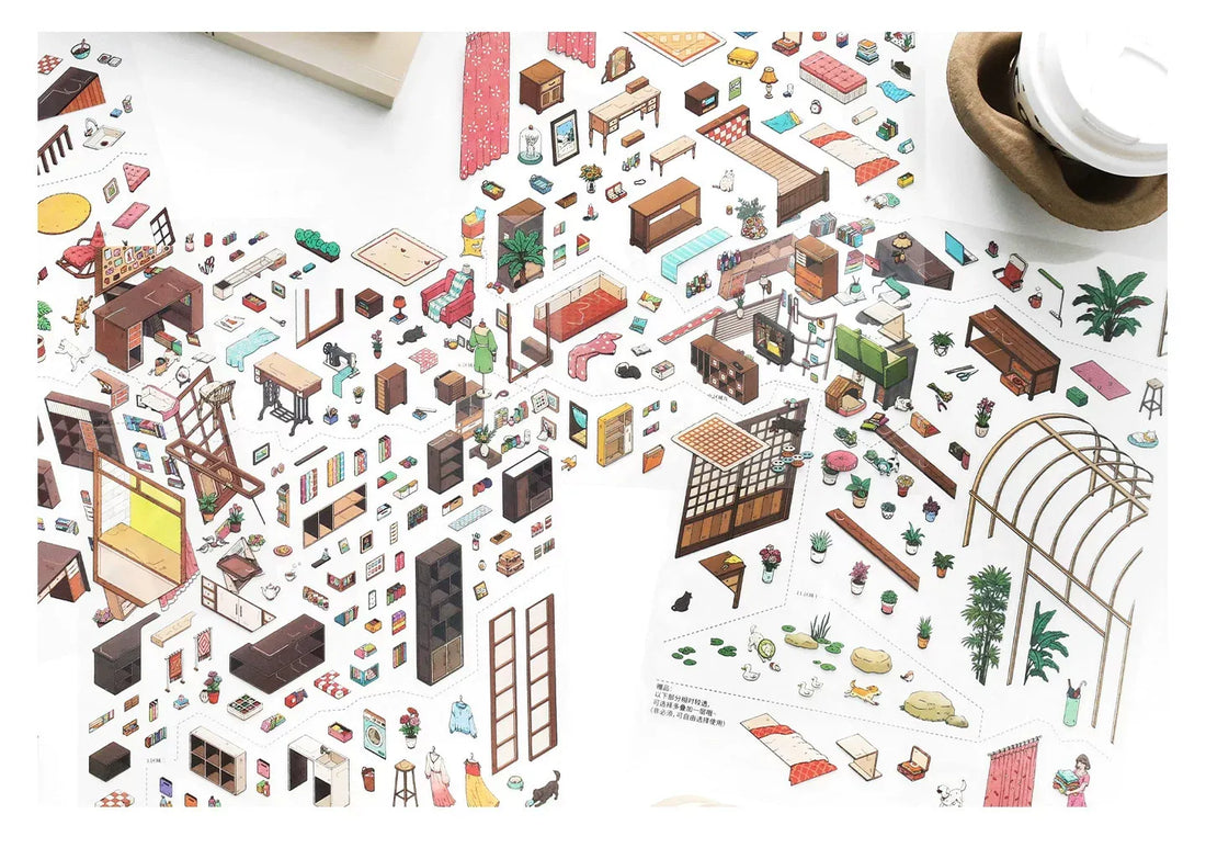 Infeel.Me 2.5D Deco Scene Sticker My Little House Series #38, image 9