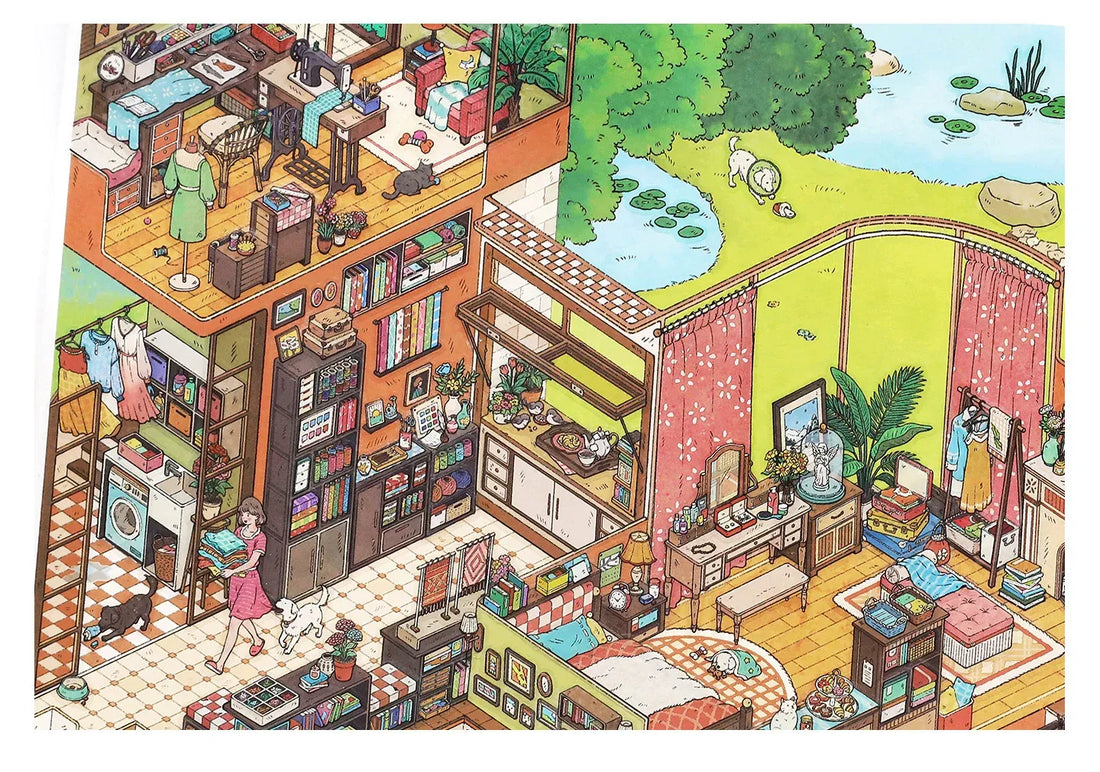 Infeel.Me 2.5D Deco Scene Sticker My Little House Series #38, image 8