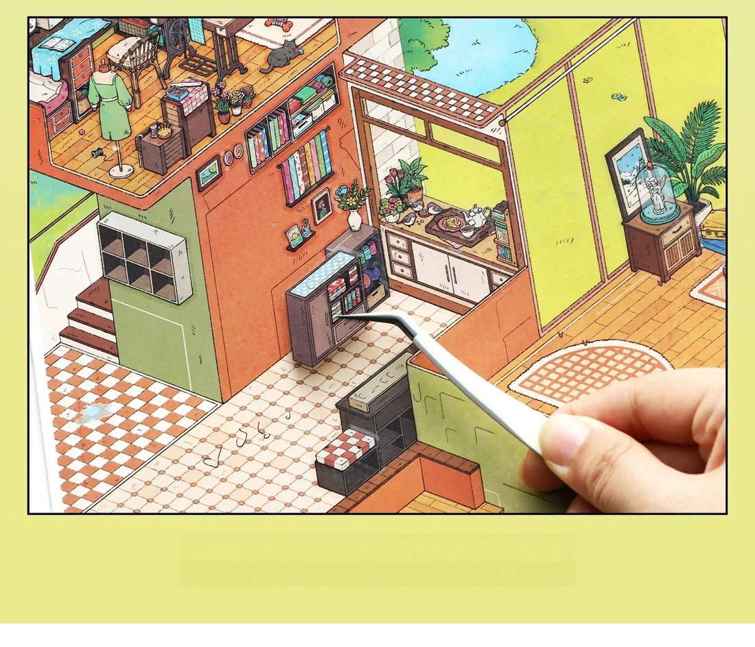 Infeel.Me 2.5D Deco Scene Sticker My Little House Series #38, image 15