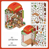 Infeel.Me 2.5D Deco Scene Sticker Open for Business Series #6