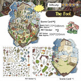 Infeel.Me 2.5D Deco Scene Sticker My Little House Series #14