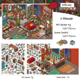 Infeel.Me 2.5D Deco Scene Sticker My Little House Series #15