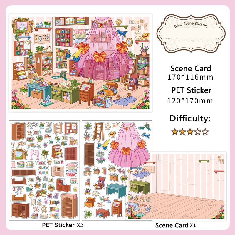 Infeel.Me 2.5D Deco Scene Sticker My Little House Series #16, image 4