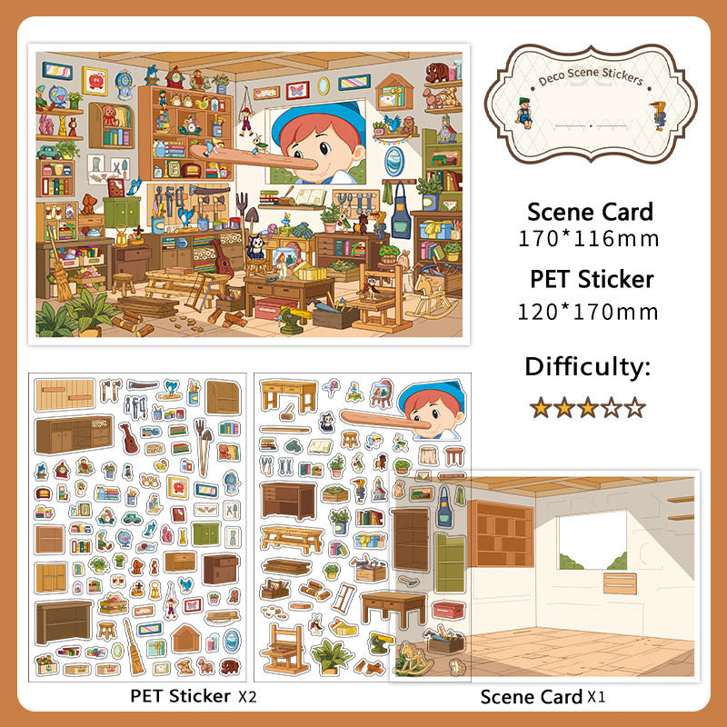 Infeel.Me 2.5D Deco Scene Sticker My Little House Series #16, image 5