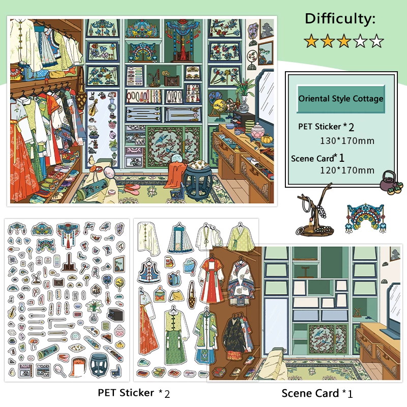 Infeel.Me 2.5D Deco Scene Sticker My Little House Series #18, image 5