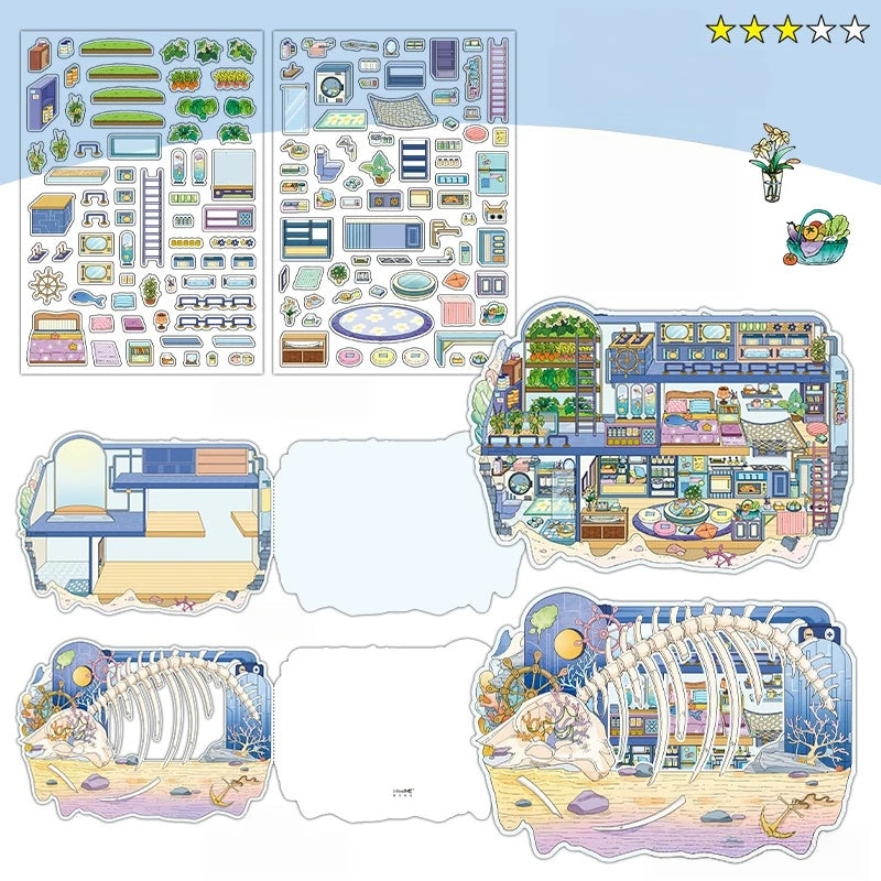 Infeel.Me 2.5D Deco Scene Sticker My Little House Series #7, image 4