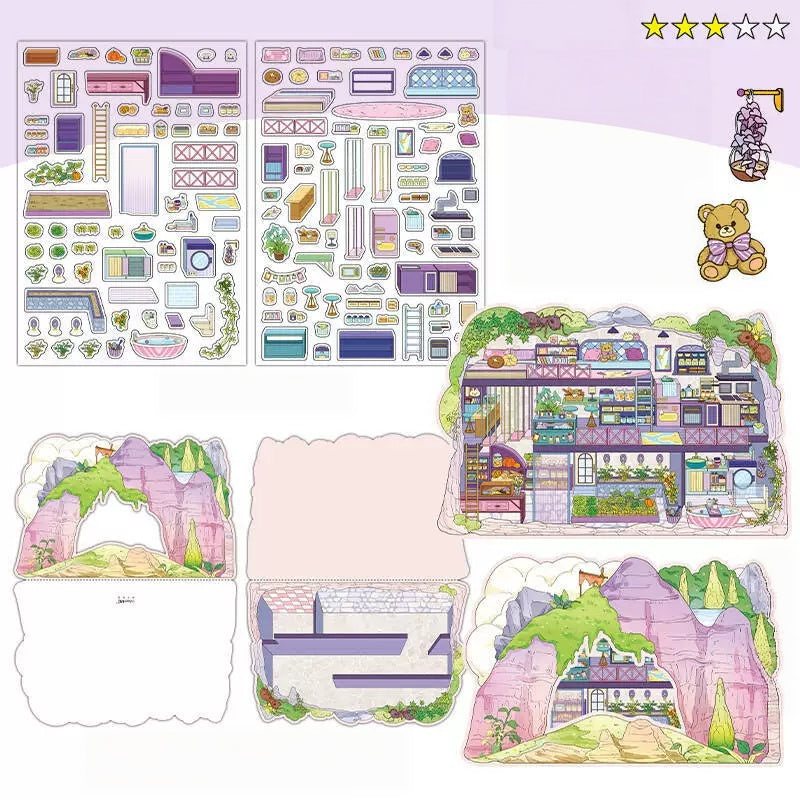 Infeel.Me 2.5D Deco Scene Sticker My Little House Series #7, image 3
