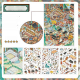 Infeel.Me 2.5D Deco Scene Sticker Open for Business Series #34