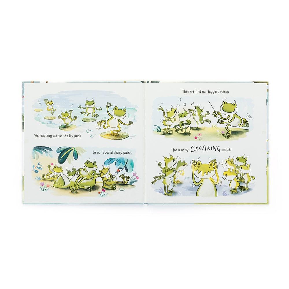 Jellycat A Fantastic Day for Finnegan Frog Book, image 2