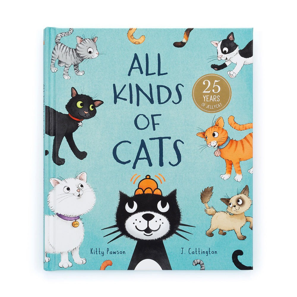 Jellycat All Kinds of Cats Book Educational Toys OCARE NZ