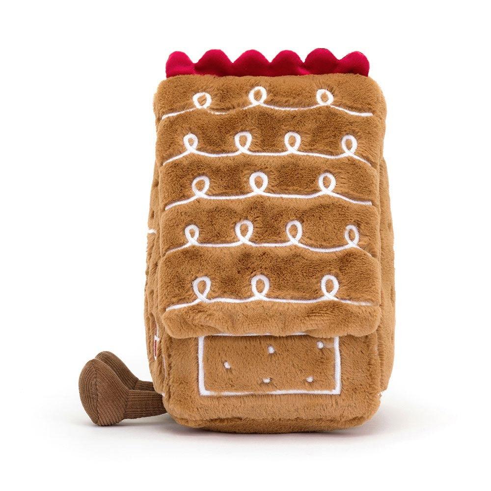 Jellycat Amuseable Gingerbread House, image 3