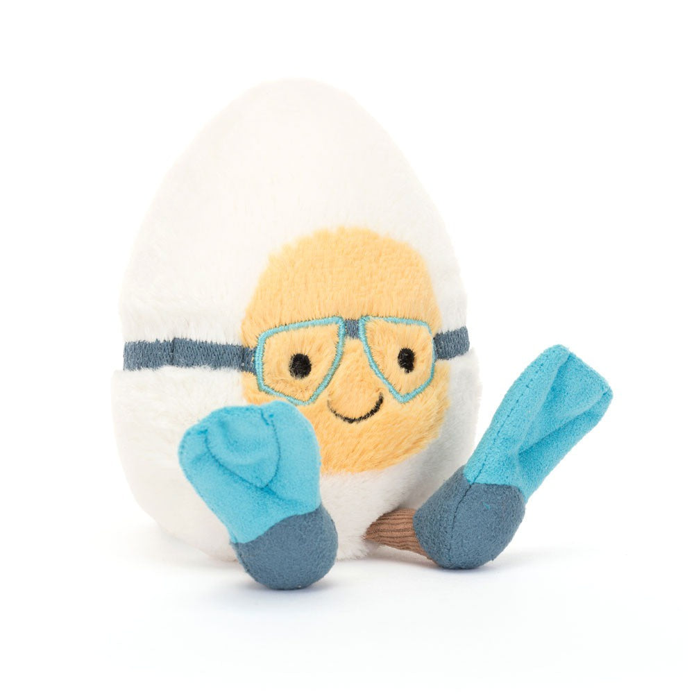 Jellycat Amuseables Boiled Egg Scuba Jellycat OCARE NZ