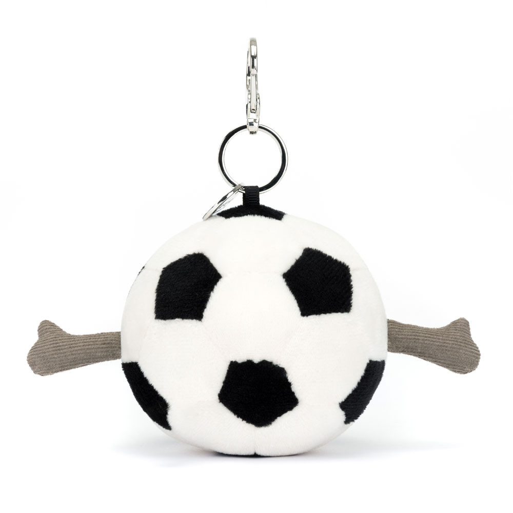 Jellycat Amuseables Sports Football Bag Charm, image 2