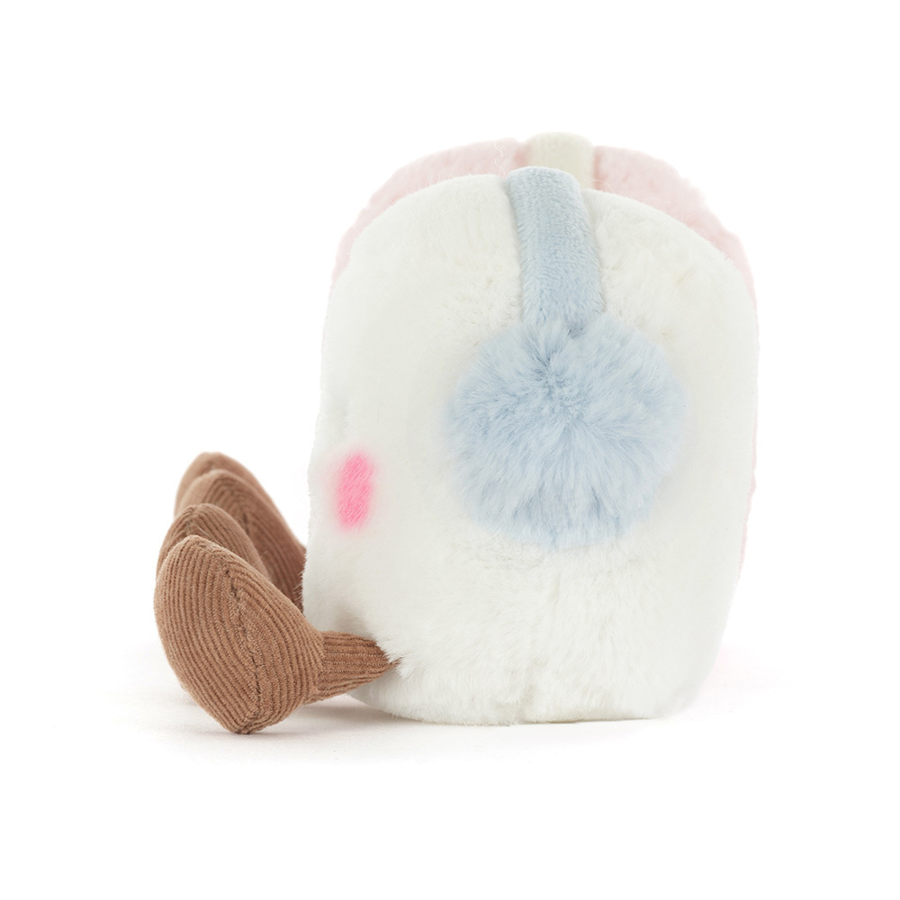 Jellycat Amuseables Toastie Pink and White Marshmallows, image 3