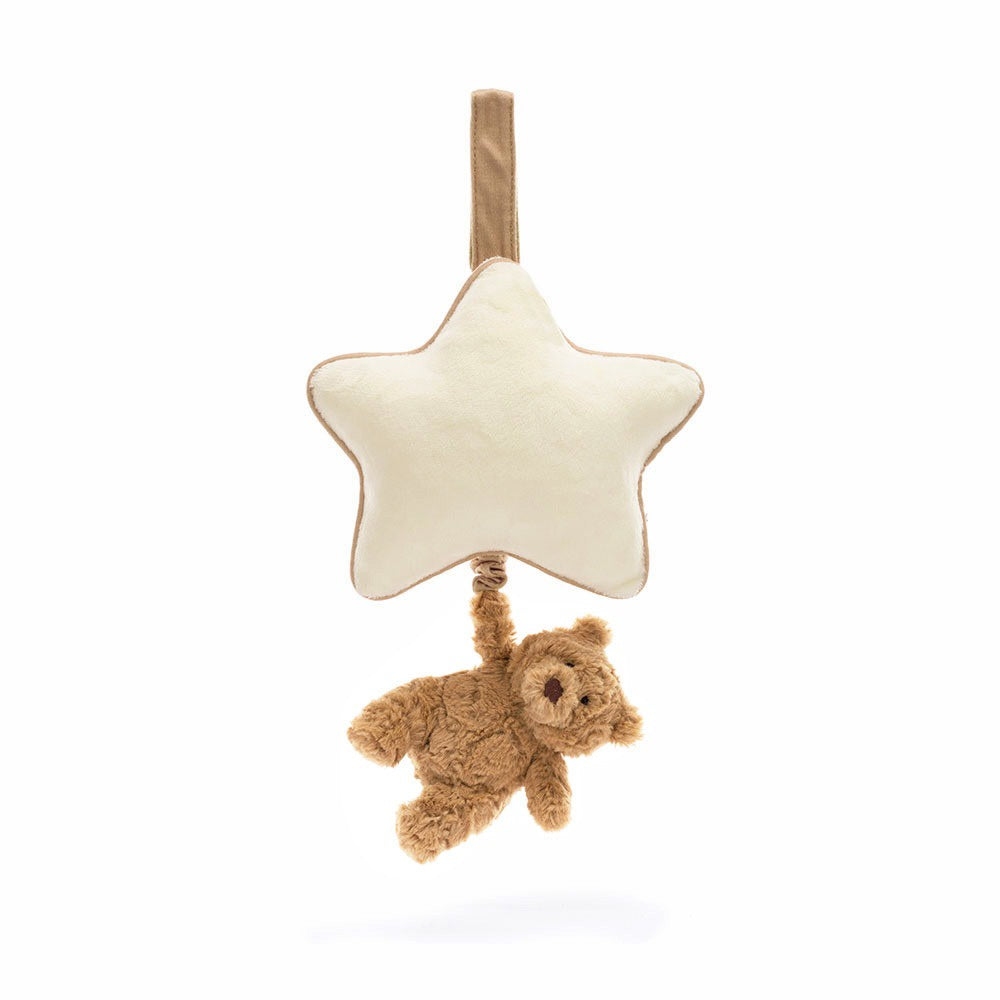 Jellycat Bartholomew Bear Musical Pull Jellycat OCARE NZ