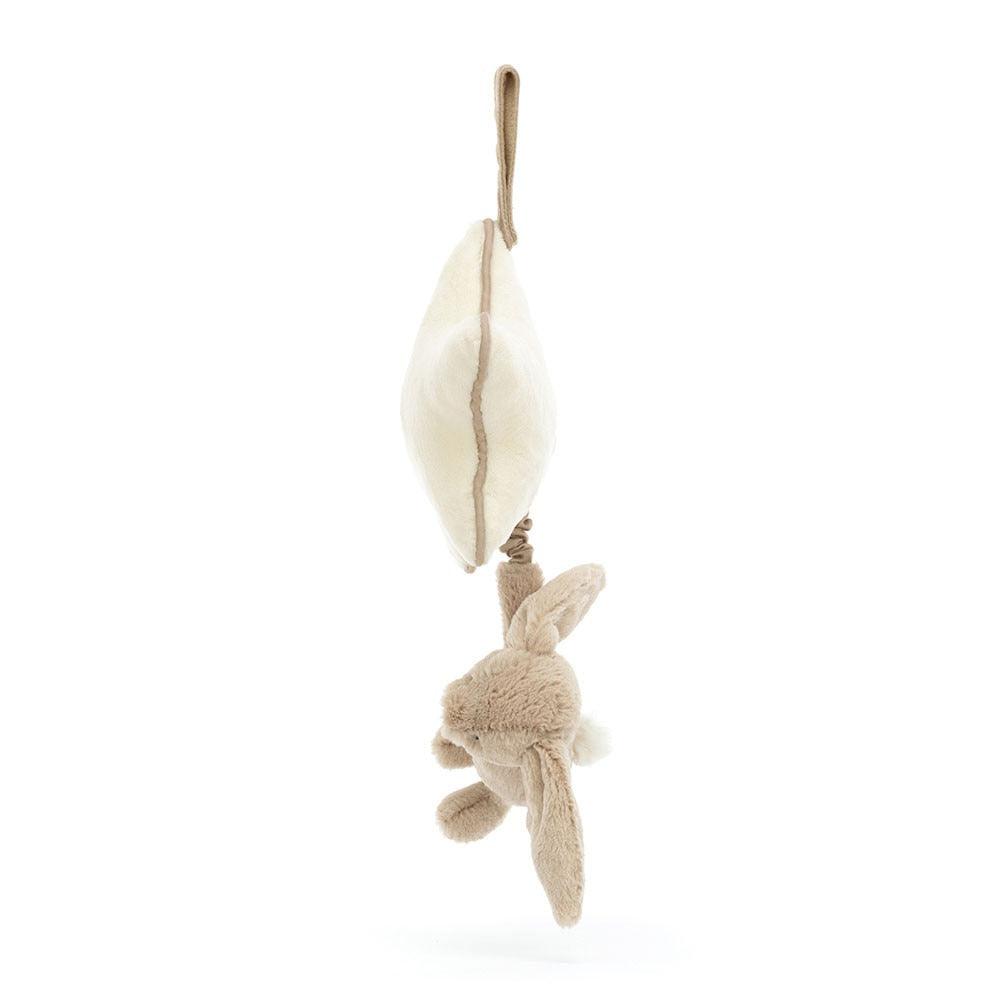 Jellycat Bashful Bunny Musical Pull, image 3