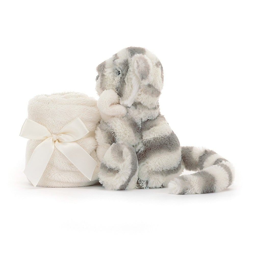 Jellycat Bashful Snow Tiger Soother One Size - H34 X W34 CM