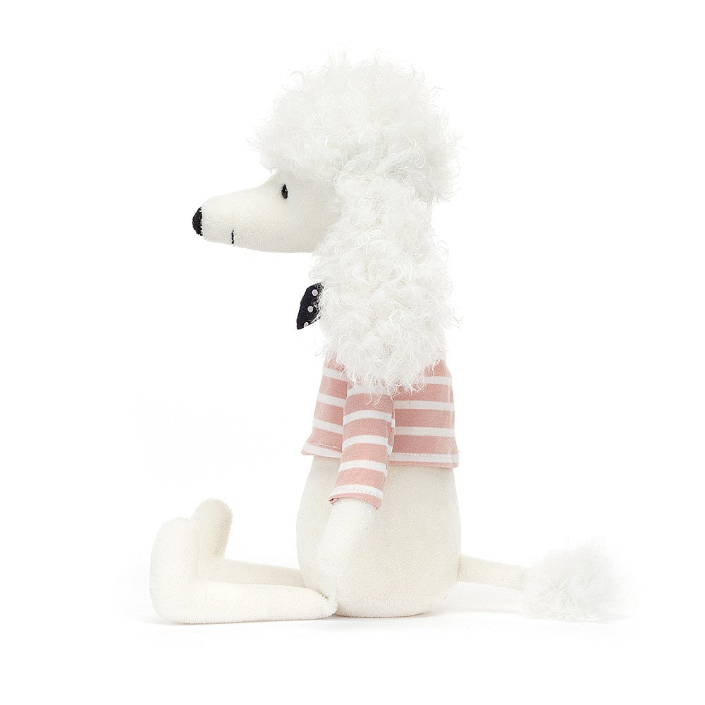 Jellycat Beatnik Buddy Poodle: Made with high-quality materials, it's a perfect gift for poodle enthusiasts of all ages.