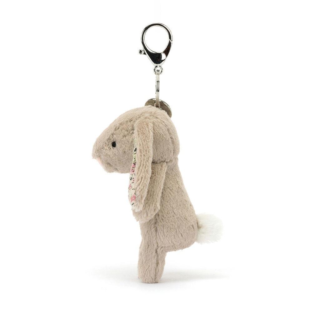Jellycat Blossom Beige Bunny Bag Charm, image 2