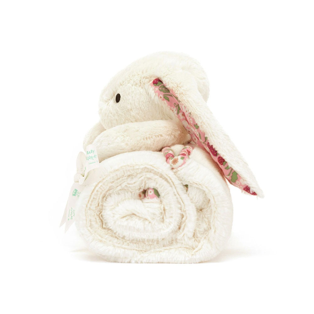 Jellycat Blossom Cream Bunny 'Berry' Blankie – OCARE NZ