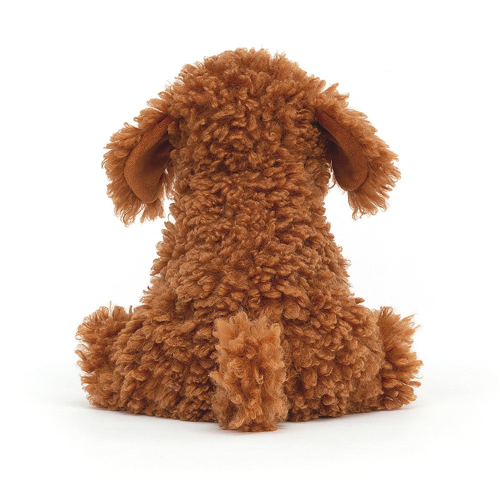 Jellycat Cooper Doodle Dog: A lovable and huggable plush toy with soft fur and an adorable doodle design. 