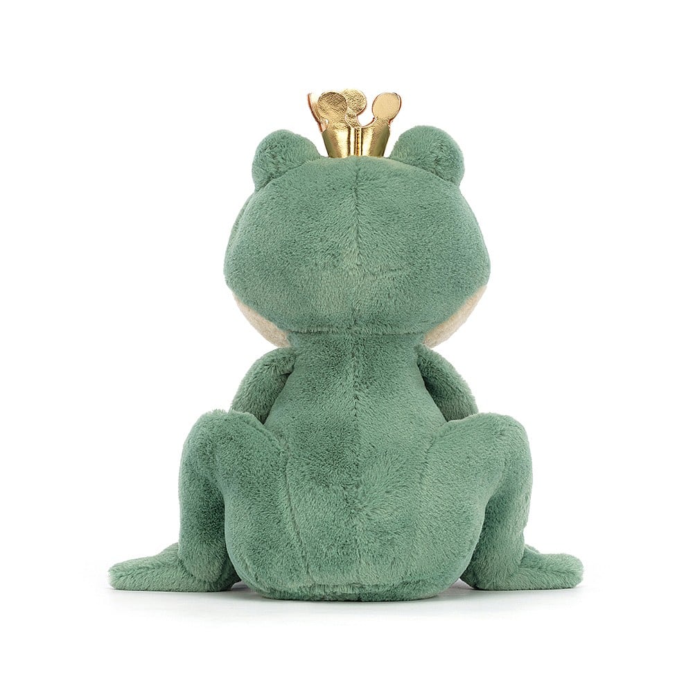 Jellycat Fabian Frog Prince One Size - H23 X W21 CM