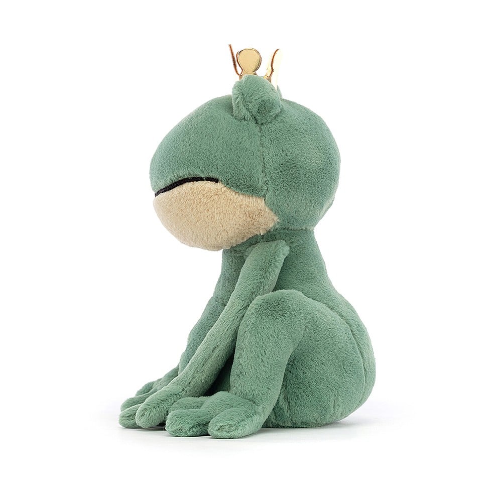 Jellycat Fabian Frog Prince One Size - H23 X W21 CM