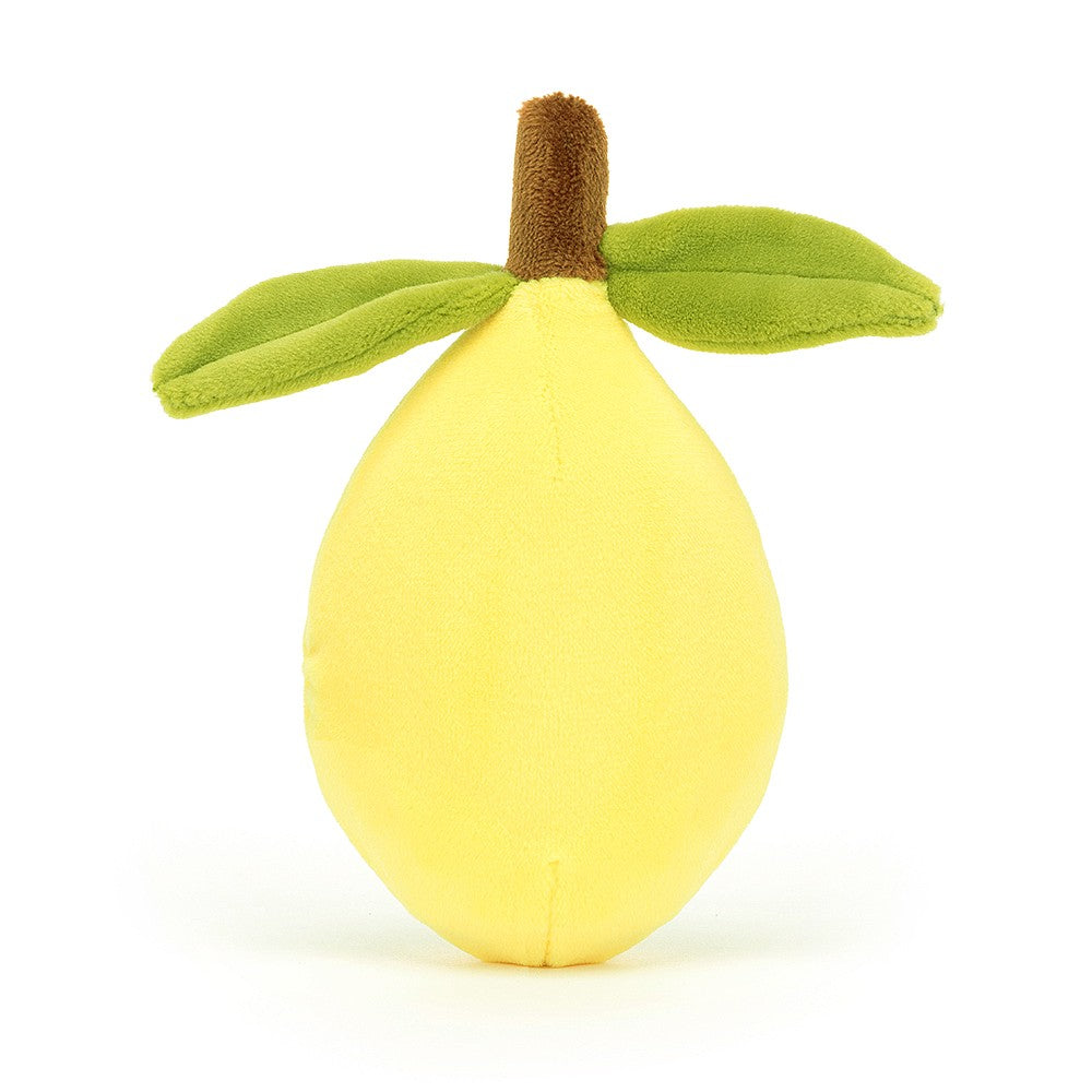 Jellycat Fabulous Fruit Lemon: A vibrant and zesty plush toy in the shape of a lemon.