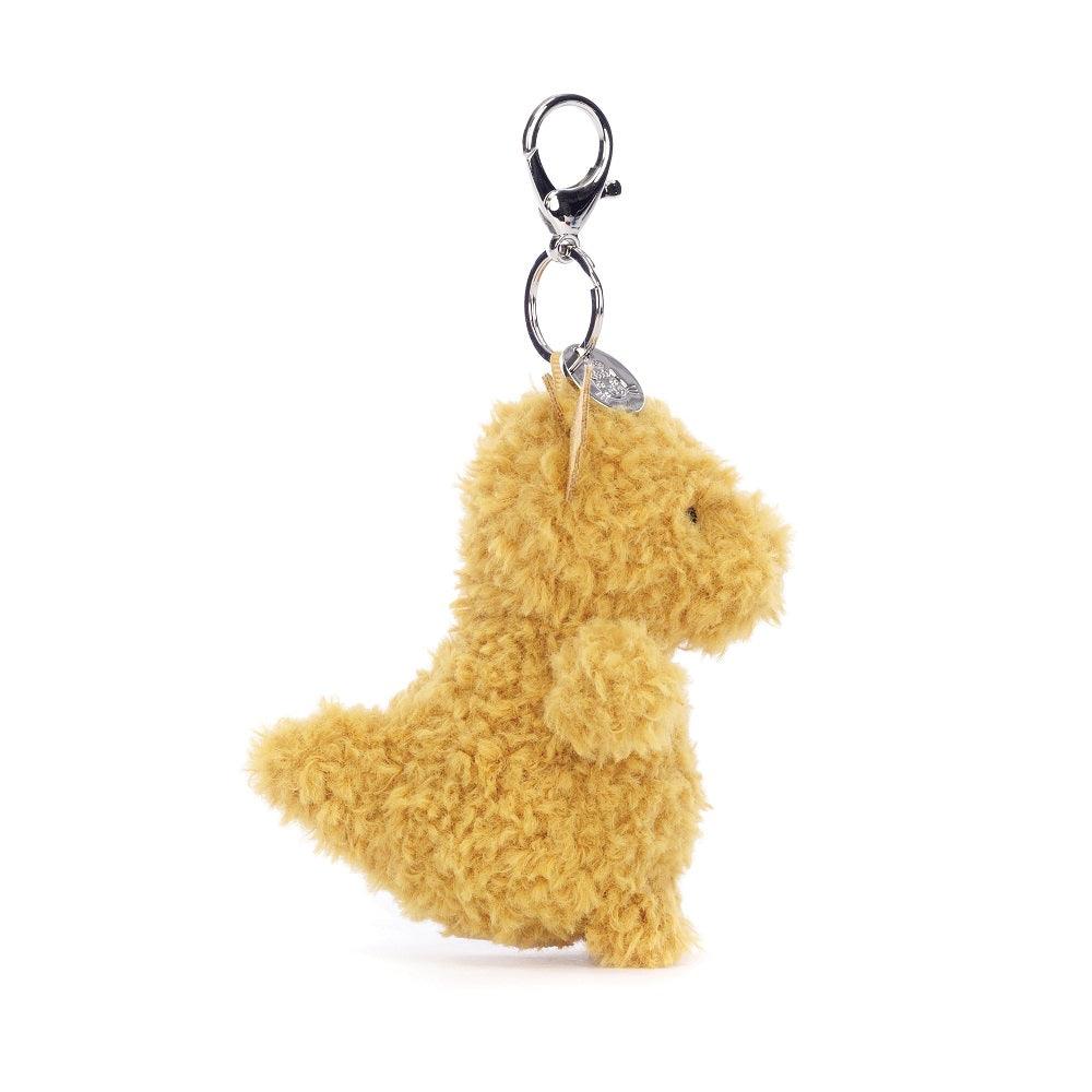 Jellycat Little Dragon Bag Charm Gold & Glitter One Size - H18 X W8 CM, image 2