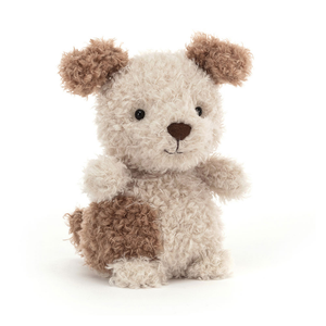 Jellycat Little Pup, a soft and charming plush puppy with floppy ears and a gentle expression.