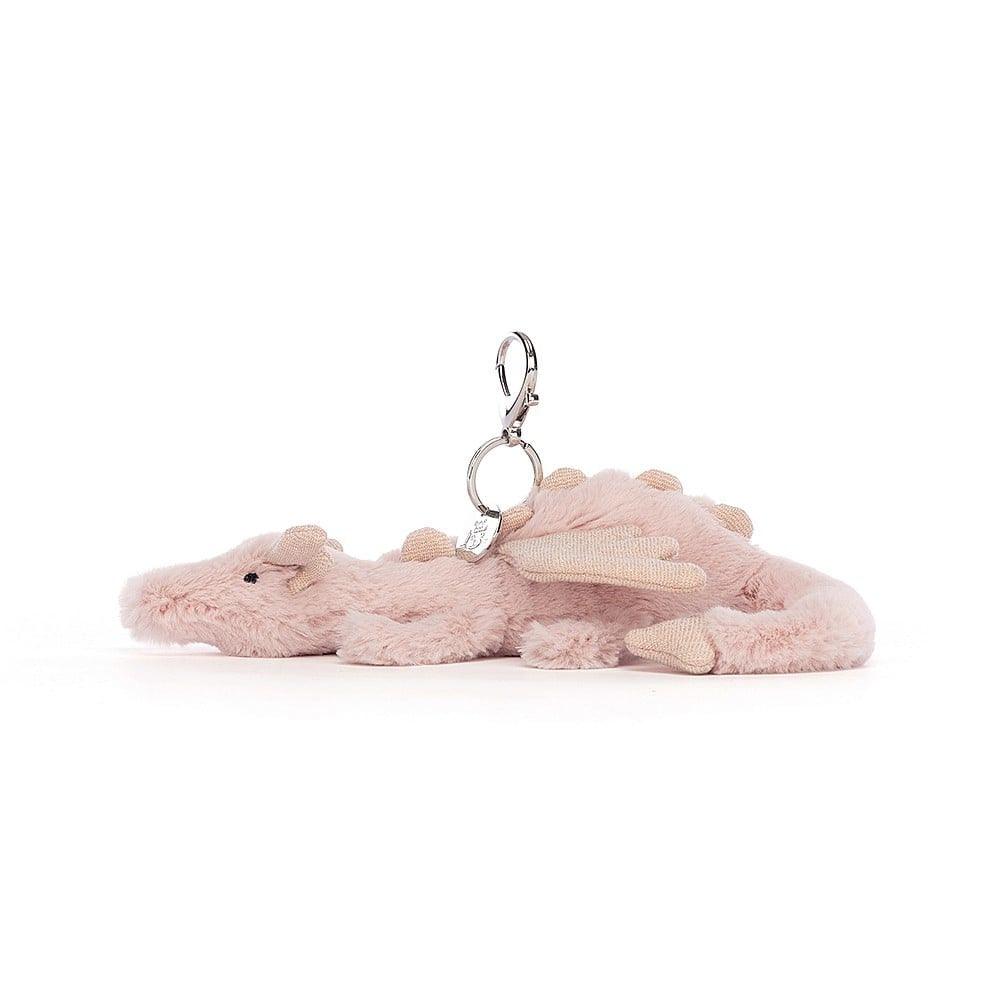 Jellycat Rose Dragon Bag Charm, image 2
