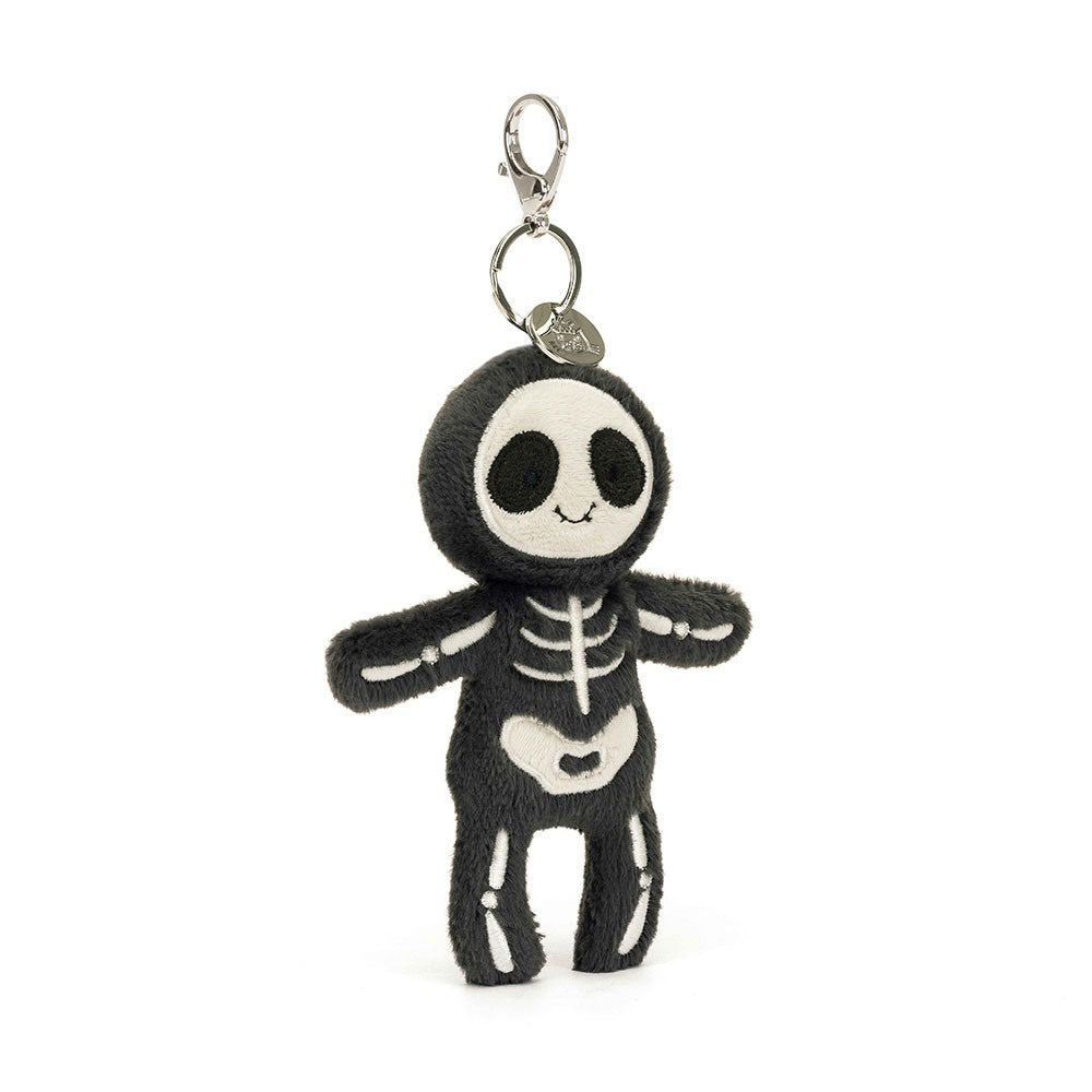 Jellycat Skeleton Bob Bag Charm Jellycat OCARE NZ