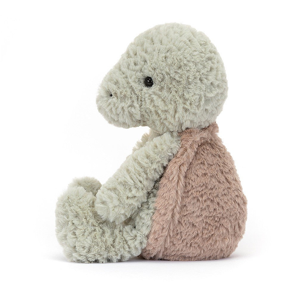 Jellycat Tumbletuft Turtle - A colorful plush toy turtle with a soft, textured shell, perfect for imaginative play and cuddles.