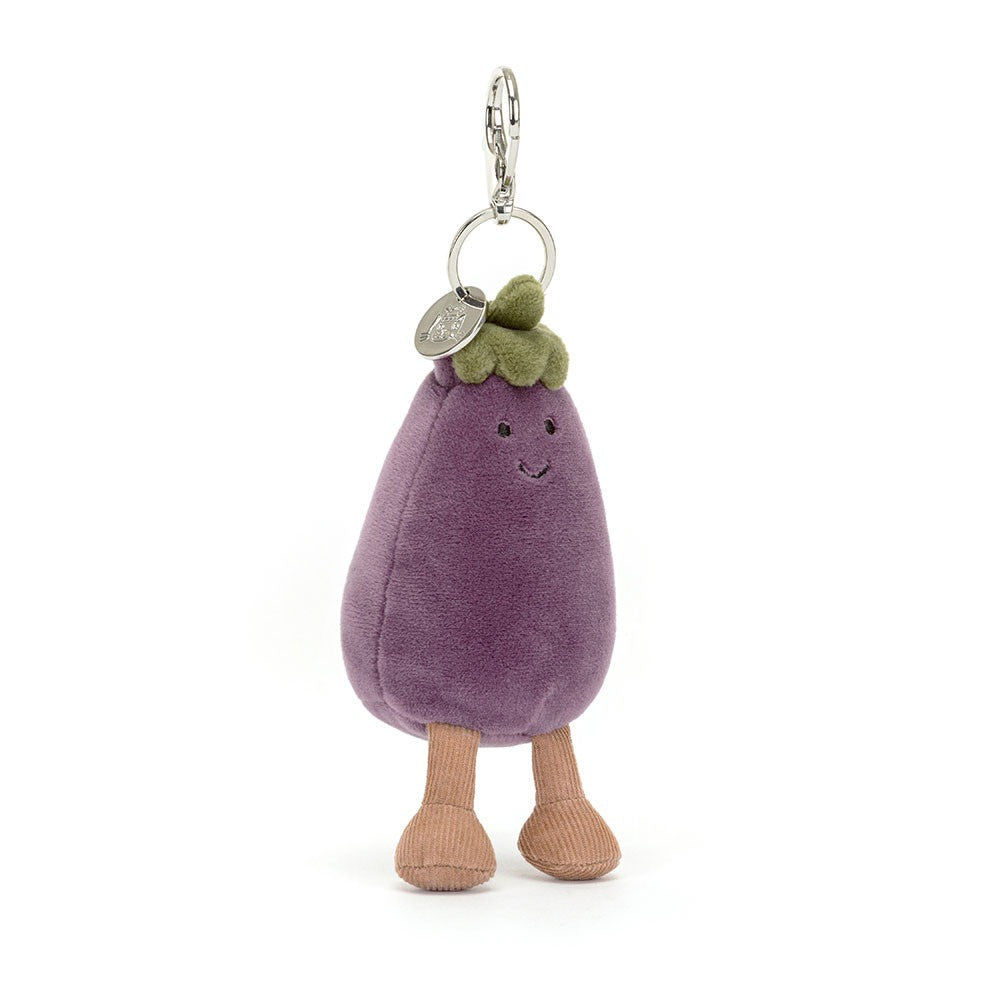 Jellycat Vivacious Aubergine Bag Charm Jellycat OCARE NZ