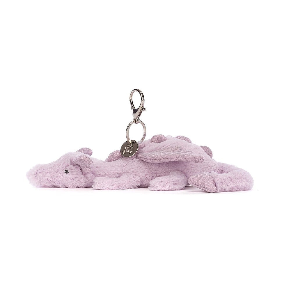 Jellycay Lavender Dragon Bag Charm One Size - H12 X W22 CM