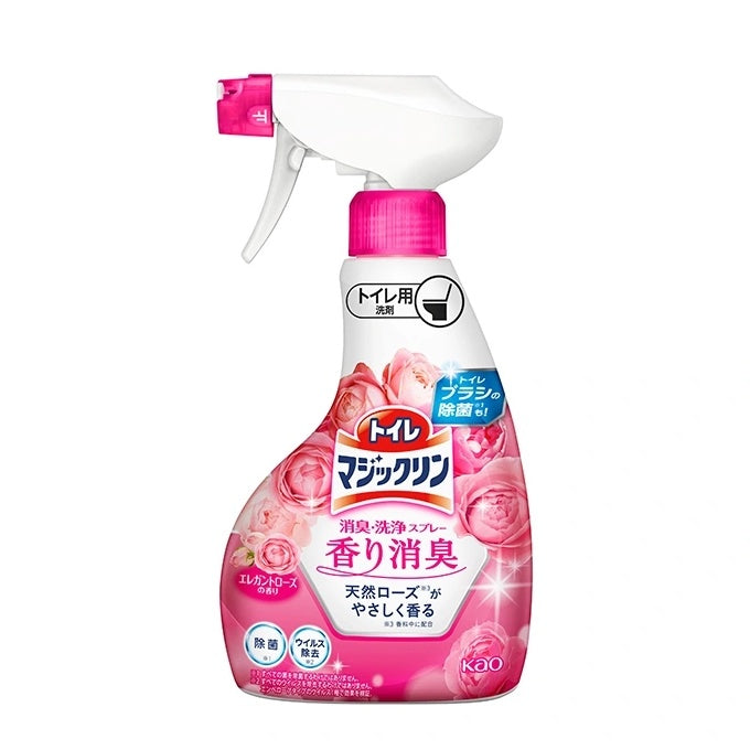 Kao Magiclean Toilet Cleaner Foam Spray 350ml - Elegant Rose