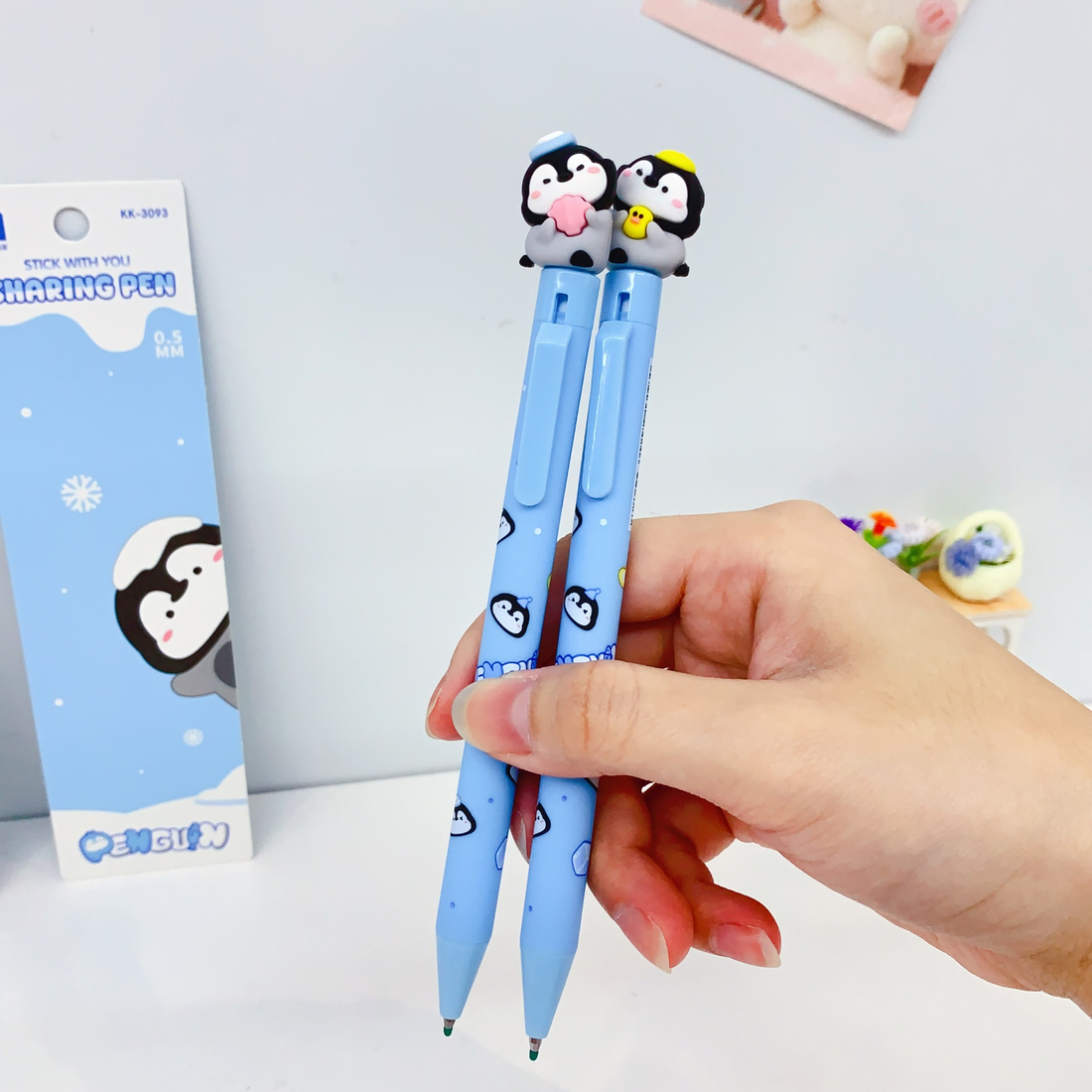KUKI Cute Character 0.5mm Sharing Gel Pen Set - 2 Pack, image 8