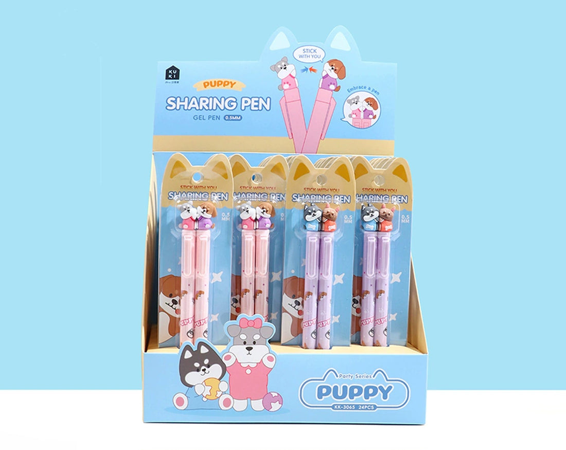 KUKICuteCharacter0.5mmSharingGelPenSet 2Pack 13