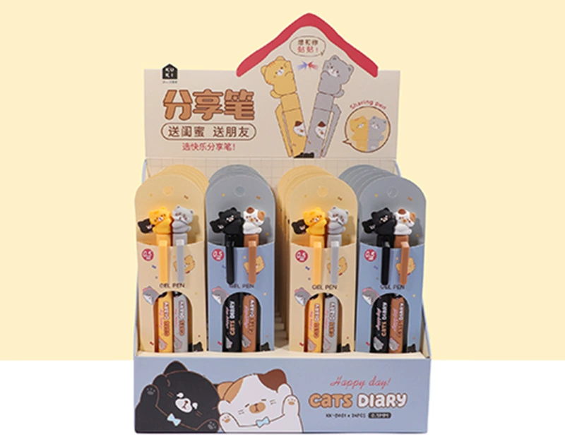 KUKI Cute Character 0.5mm Sharing Gel Pen Set - 2 Pack, image 17
