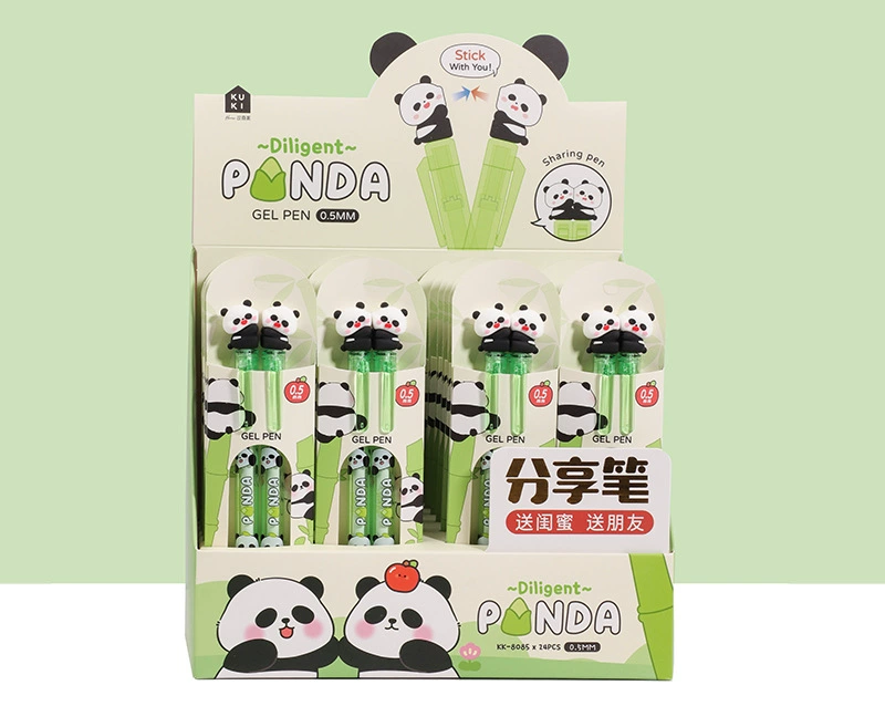 KUKI Cute Character 0.5mm Sharing Gel Pen Set - 2 Pack, image 18