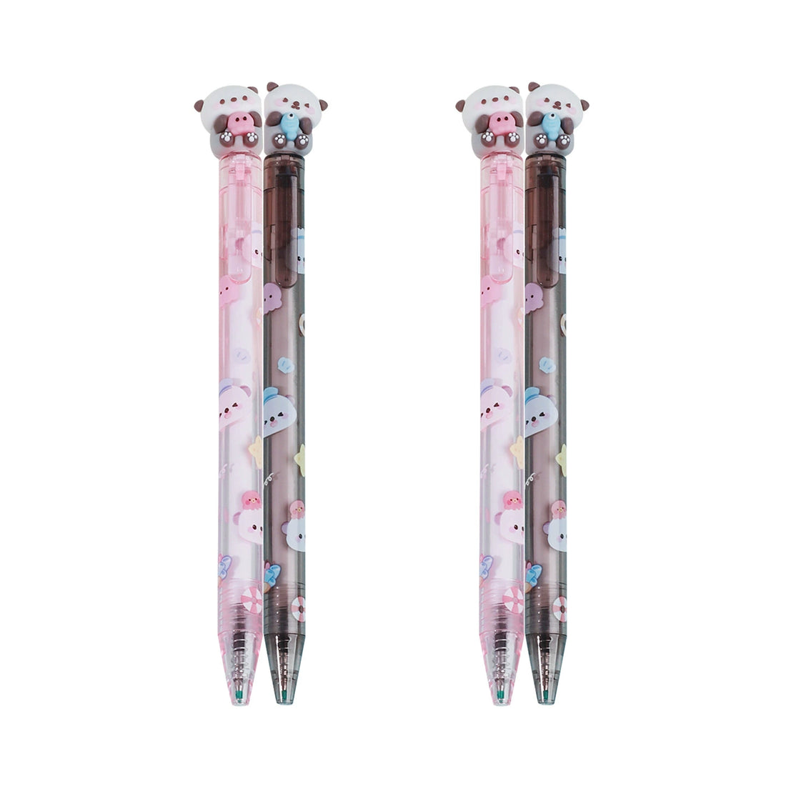 KUKI Cute Character 0.5mm Sharing Gel Pen Set - 2 Pack, image 4